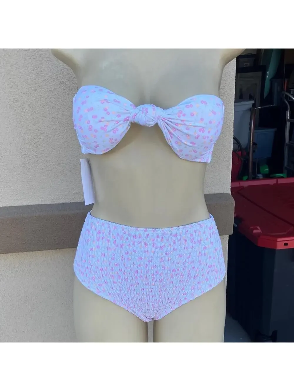 Charlie Holiday Cabo Bandeau Bikini Top and Bottom